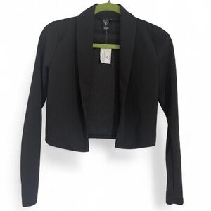WINDSOR Black Cropped Blazer - Size XS
